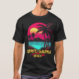 Retrowave Beach Puerto Galera Beach T Shirt