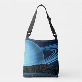Retrowave Blue Crossbody Bag Axelväska