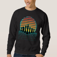 Retrowave Chess Biet Aesthetic 80 s Stil Game Sy