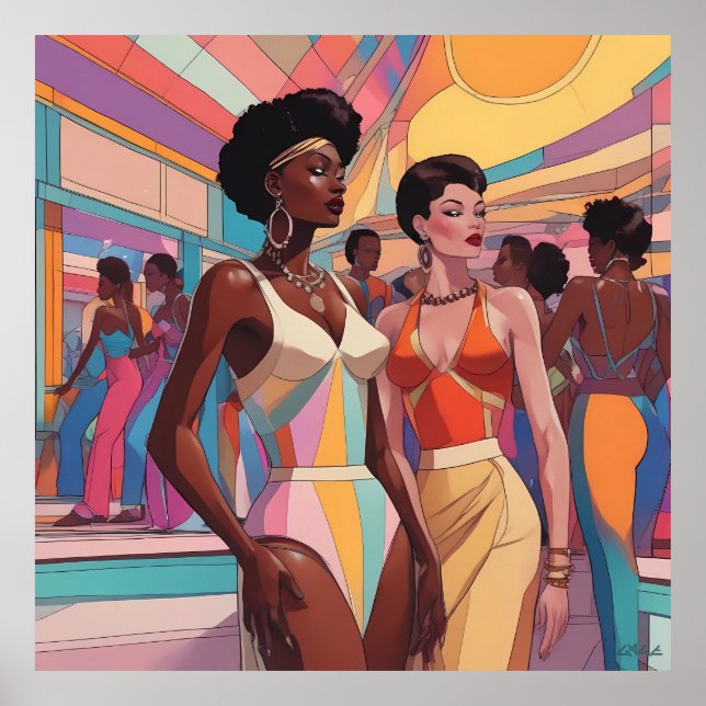 Retrowave Party 1980 Poster (Framsidan)