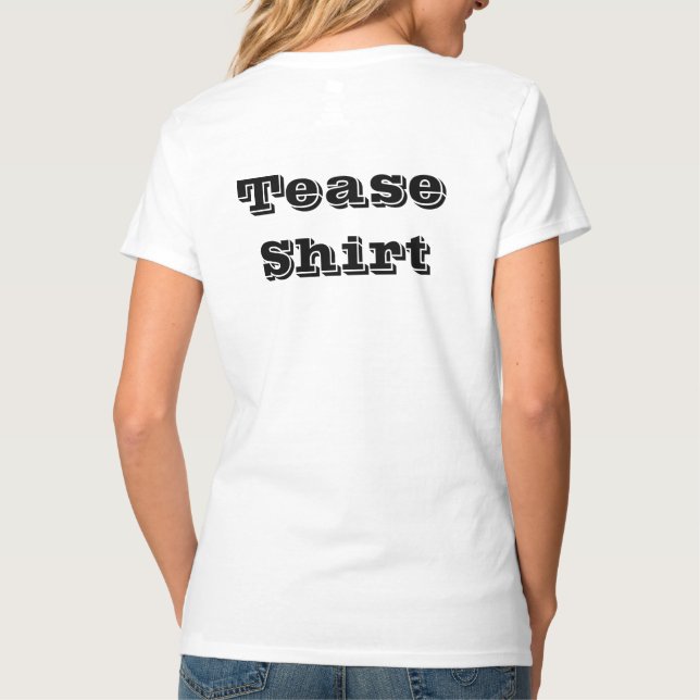 Retstickaskjorta Tee Shirt (Baksida)