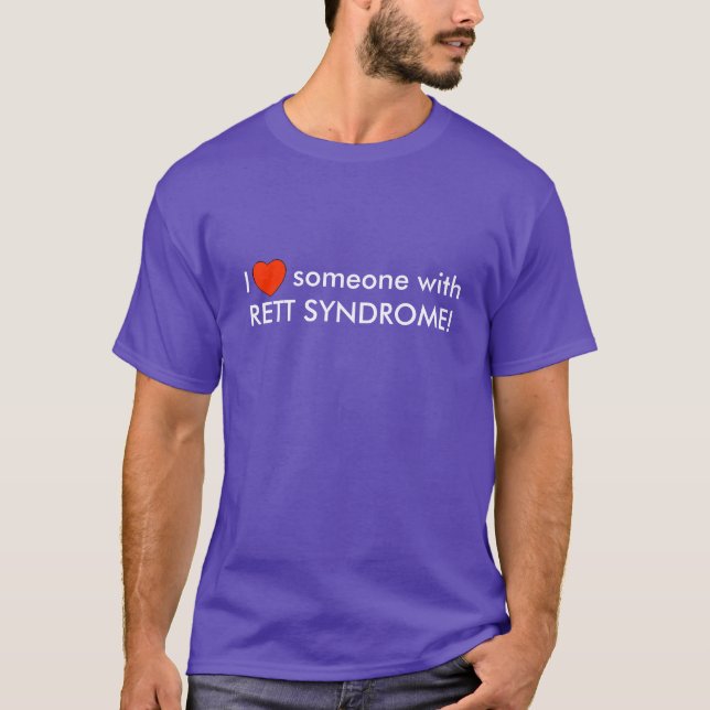 Rett-syndrom Medvetenhetskjorta T Shirt (Framsida)