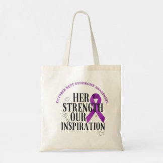 Rett syndrom Oktober medvetenhet t-shirt Tygkasse