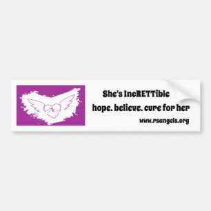 Rett Syndrome Angel Bumper Sticker för henne Bildekal