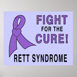Rett syndrome Medvetenhet: Kämpa för kyrkan! Poster