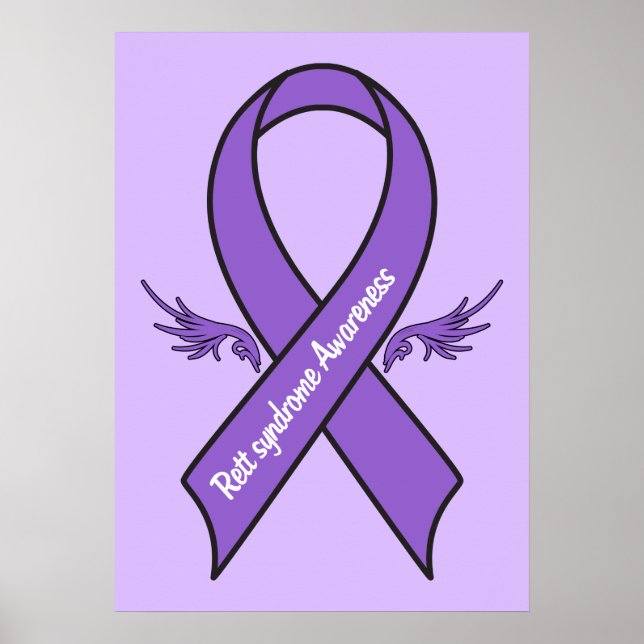 Rett syndrome Medvetenhet Poster (Framsidan)