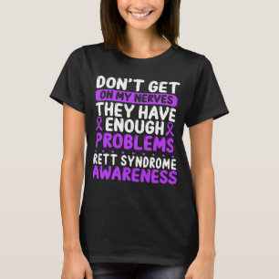 Rett Syndrome Ribbon Rett Syndrome Awareness T Shirt