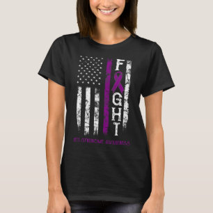 Rett Syndrome Warrior Us Flagga Down Syndrome Awar T Shirt