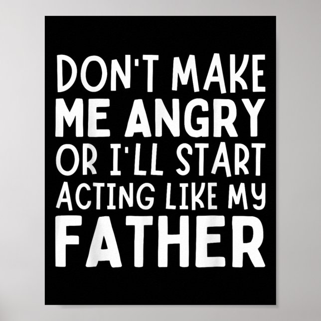 Retta mig inte eller jag beter mig som min pappa R Poster (Framsidan)