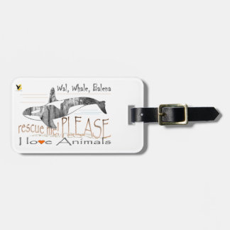 Rette mich der Wal Bagagebricka