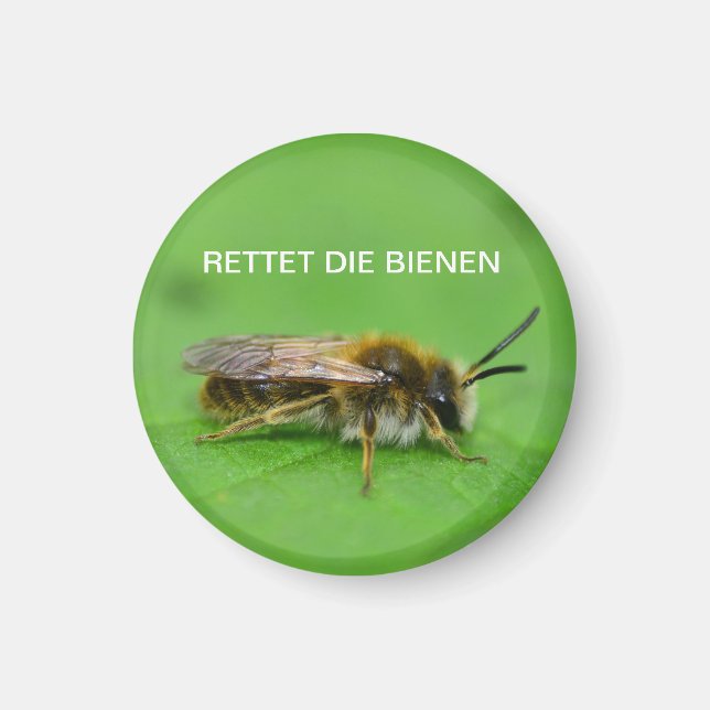 Rettet die Bienen Magnet (Framsidan)