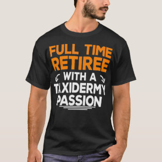 Rettruterad Taidermy Älskare Fläkt Pension Grandpa T Shirt