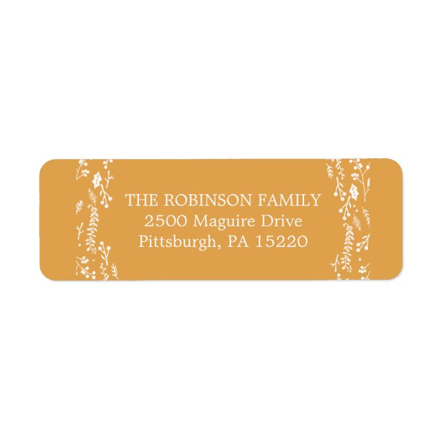 Retur Adressetikett för Vinterkrans-koagulationsåt Returadress Etikett (Framsidan)