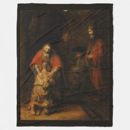 Retur av den Prodigal sonen av Rembrandt Van Rijn Fleecefilt