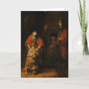Retur av den Prodigal sonen av Rembrandt Van Rijn Kort