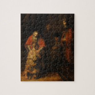 Retur av den Prodigal sonen av Rembrandt Van Rijn Pussel