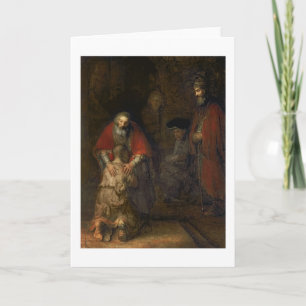 Retur av den Prodigal sonen, c.1668-69 Kort