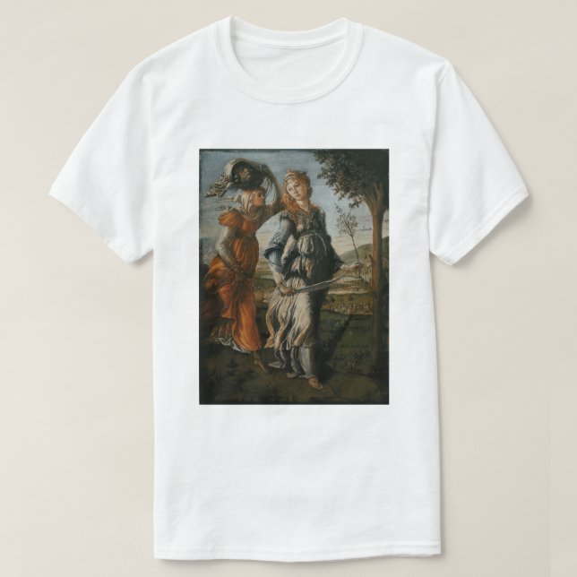 Retur av Judith till Bethulia vid Botticelli Tee Shirt (Design framsida)