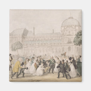 Retur av Louis XVIII till Paris, 8th Juli 1815 Magnet