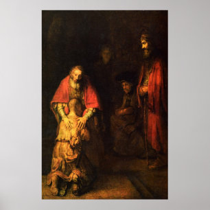 Retur av prodigal Son-utskrift Poster