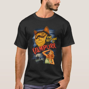 Retur av Vampurr Cat Funny T Shirt