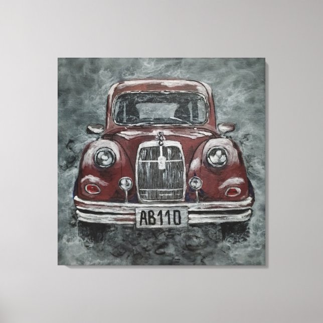 Retur, bil, bil, bil, canvastryck (Framsida)