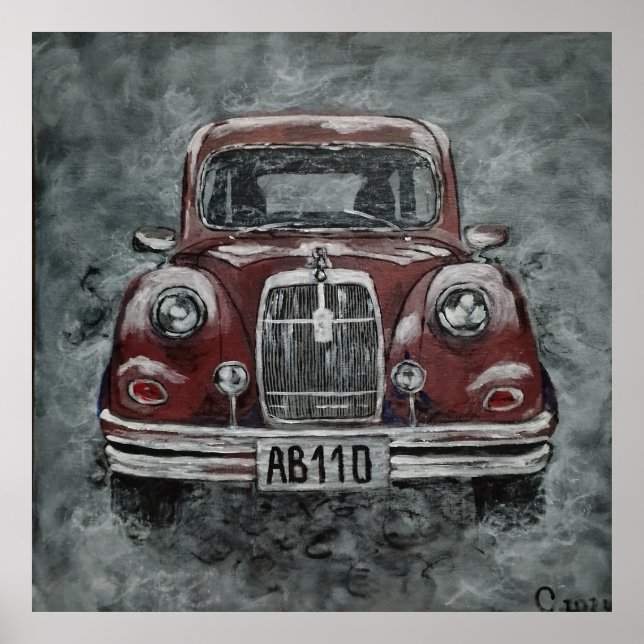 Retur, bil, bil, bil, poster (Framsidan)