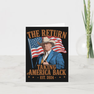 Retur Cowboynuny Trump 2024 Intag Amerika Kort