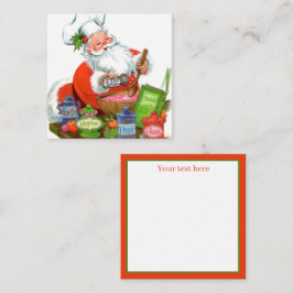 Retur Julgräddbagage Tomt-tilläggstext Anteckningskort