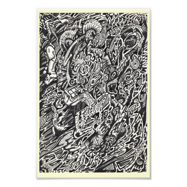 Retur, Microdot Man Fototryck (Framsidan)