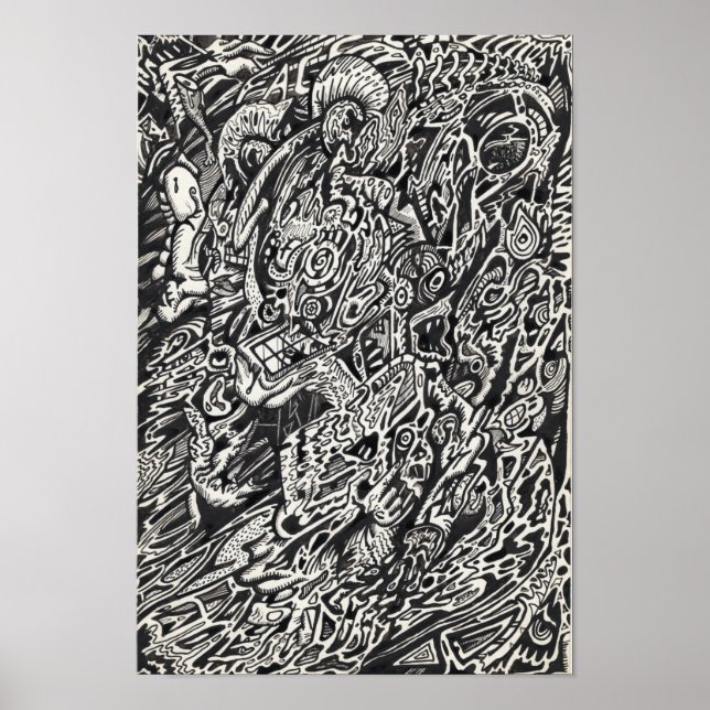 Retur, Microdot Man Poster (Framsidan)