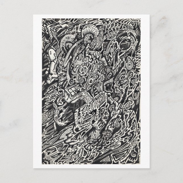 Retur, Microdot Man Vykort (Framsida)