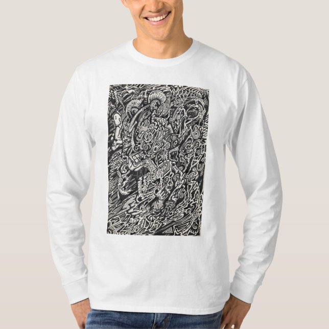 Retur, mikrodot Man T-Shirt (Framsida)