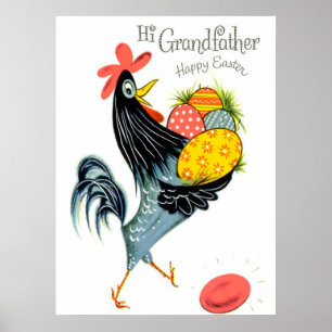 Retur vintage tupp Grandpa Poster
