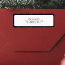 Returadress av belagd Elegant Rustic Classic Tarta