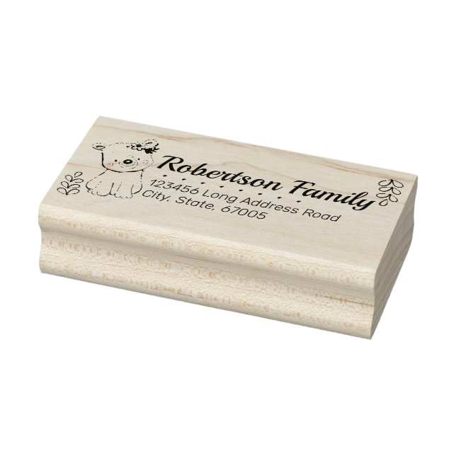 Returadress av kutar och vindruvor stämpel (Stämpel)