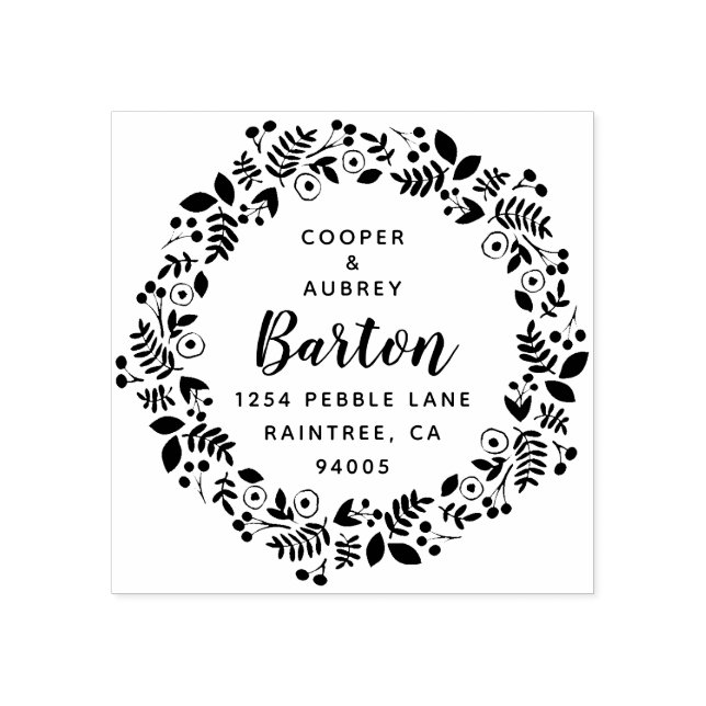 Returadress av missfall stämpel (Tryck)