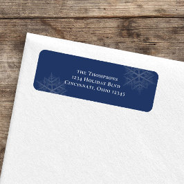 Returadress av nymning av snurrande returadress etikett