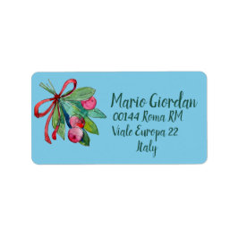 Returadress Berry Bundle w Red Grönt Adressetikett