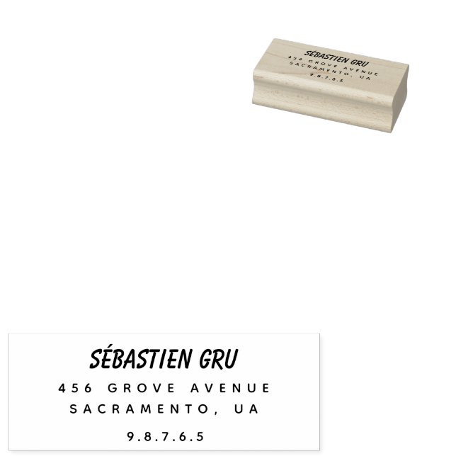 Returadress Bröllop Stämpel (Stämplad)