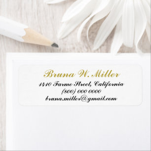 Returadress Commercial Font Script Calligraphy Etikett