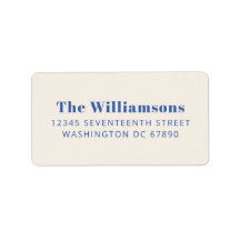 Returadress för Anpassningsbar av fetstil i ivoria