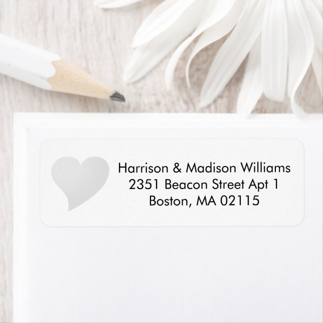 Returadress för anpassningsbar av grått i  i kallt returadress etikett (Insitu)