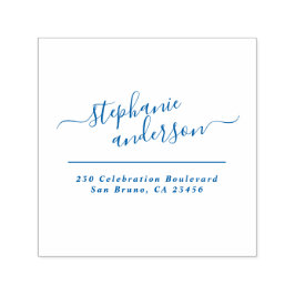 Returadress för Anpassningsbarna  för elegant Skri Självfärgande Stämpel