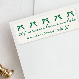 returadress för äppelkvistar med grönt, vintage ch returadress etikett