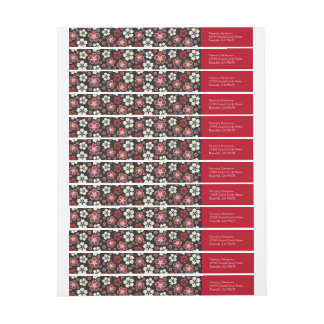 Returadress för automatiskt linjeskift för Sakura Etikettband