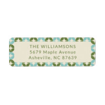 Returadress för Blue Sage-Grönt för Mod i mitten a