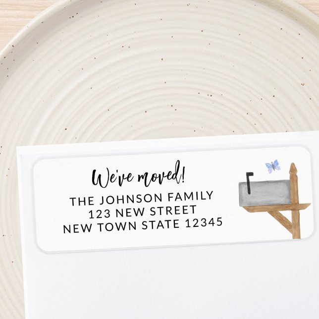 Returadress för Brevlådstubb Etikett (Skapare uppladdad)