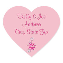 Returadress för Bröllopsbuketter av rosa Blommigt