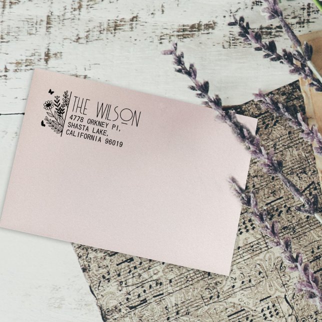 Returadress för enkla Vilder Stämpel (Skapare uppladdad)